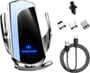 Wireless Car Charger, 15W Fast Charging Air Vent Mount Auto-Clamping Phone Holder