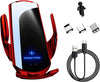 Wireless Car Charger, 15W Fast Charging Air Vent Mount Auto-Clamping Phone Holder