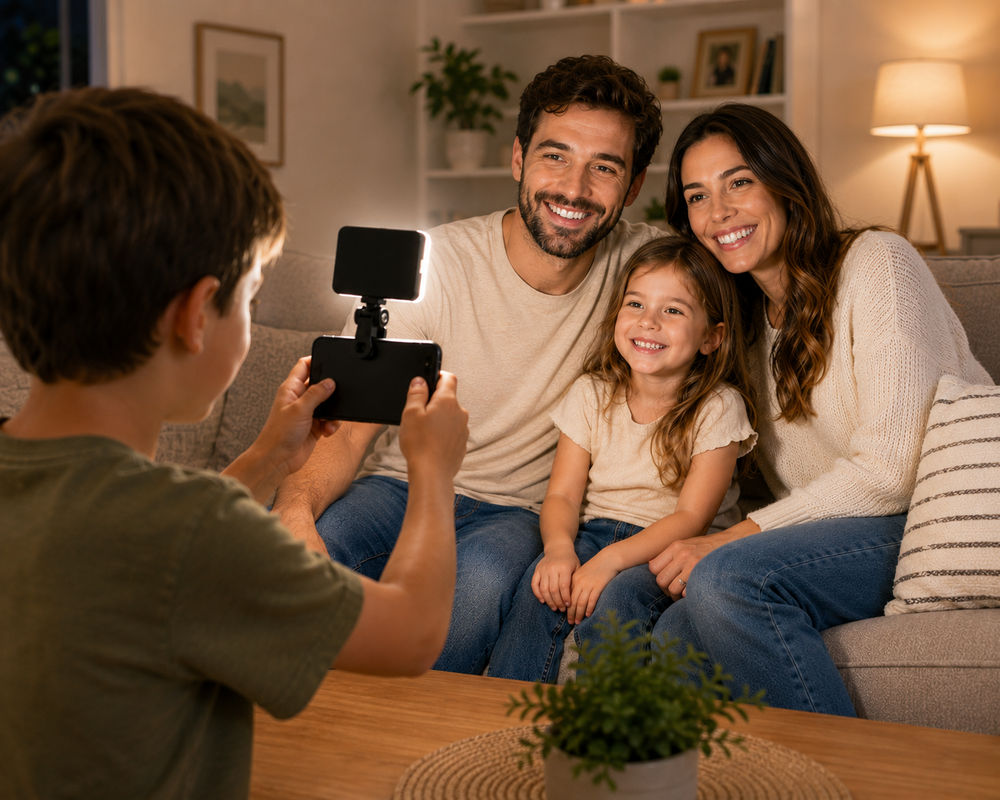 Portable Selfie Light LED Rechargeable